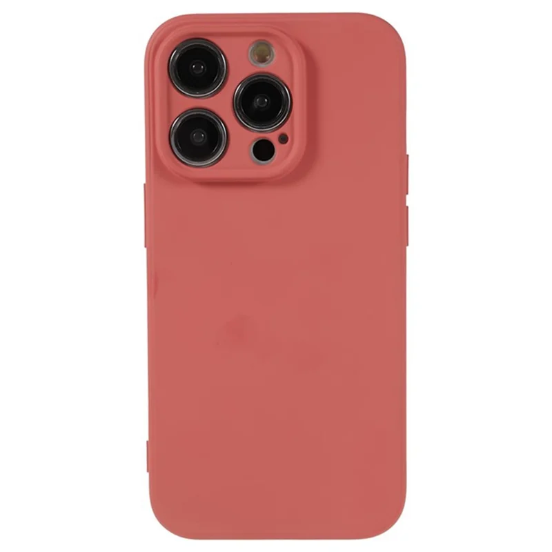 WANLONFENG RB1 Series For iPhone 14 Pro Slim Case Soft TPU Phone Case with Screen Film, Lanyard - Hawthorn Red