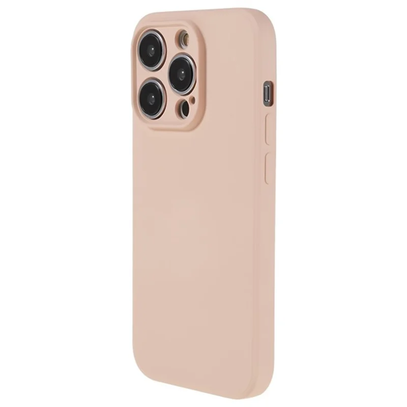 WANLONFENG RB1 Series For iPhone 14 Pro Slim Case Soft TPU Phone Case with Screen Film, Lanyard - Pink