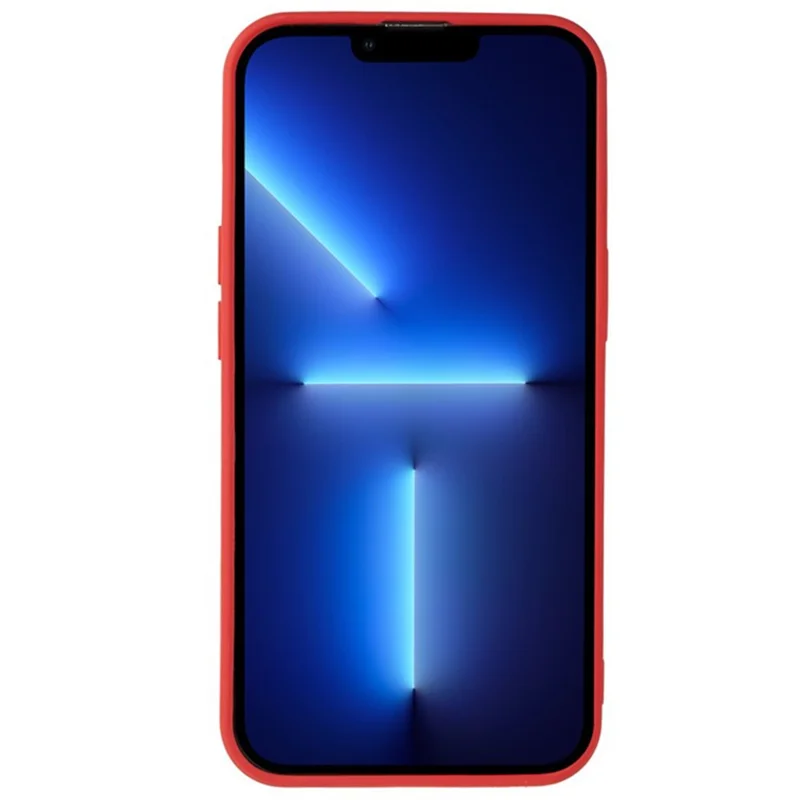 WANLONFENG RB1 Series For iPhone 13 Pro Shockproof Case with Screen Film, Lanyard, TPU Phone Cover - Red