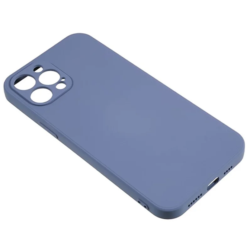 WANLONFENG RB1 Series For iPhone 12 Pro Max Case Soft TPU 3-in-1 Phone Cover with Screen Film - Lavender Grey