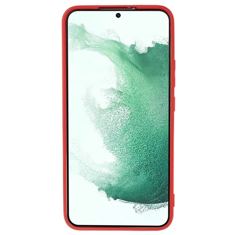 WANLONFENG RB1 Series For Samsung Galaxy S22+ 5G TPU Case Screen Film Lanyard Phone Accessories Set - Red