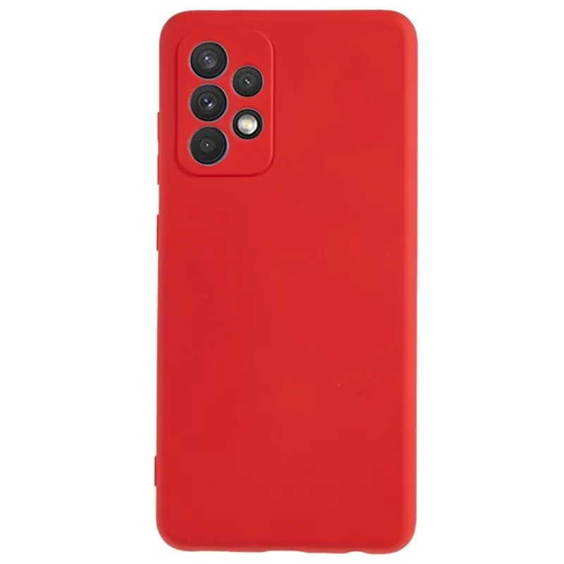 WANLONFENG RB1 Series For Samsung Galaxy A52 4G / 5G / A52s 5G TPU Phone Case  with Screen Protector - Red