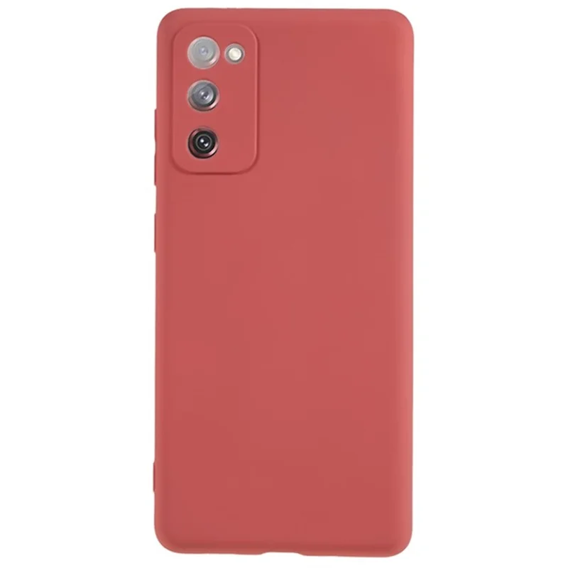 WANLONFENG Série RB1 Pour Samsung Galaxy S20 FE / S20 FE 5G / S20 FE 2022 / S20 Lite Étuis Housse de téléphone TPU - Rouge aubépine 