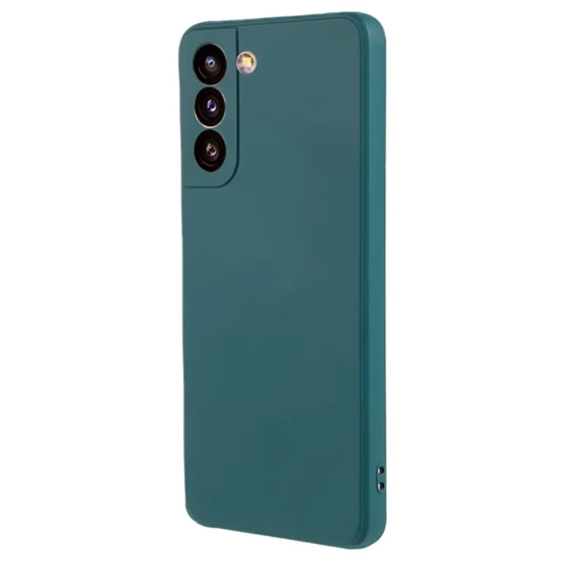 WANLONFENG RB1-Serie für Samsung Galaxy S21 5G-Hülle mit Bildschirmfolie, Schlüsselband, schlanke TPU-Handyhülle - Armeegrün