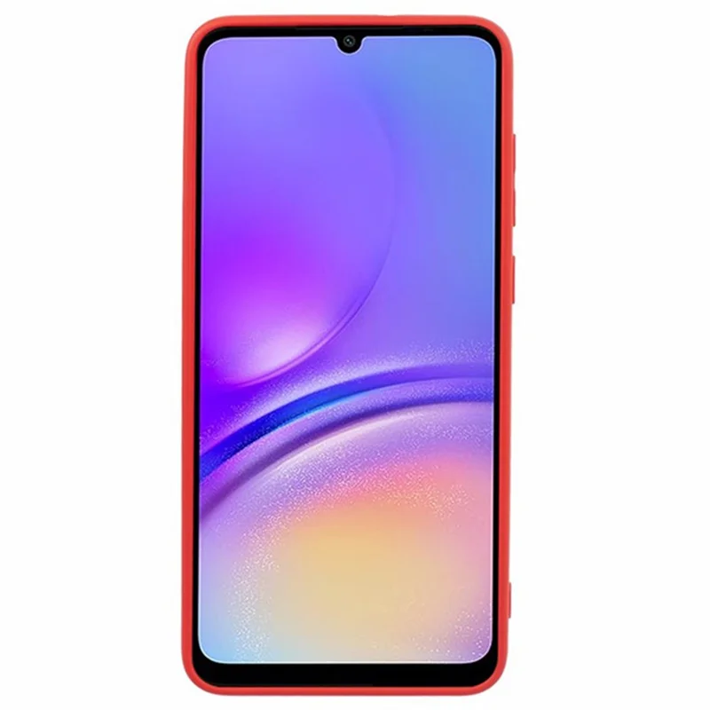 WANLONFENG RB1 Series For Samsung Galaxy A05 4G TPU Case Screen Protector Lanyard 3-in-1 -  Red