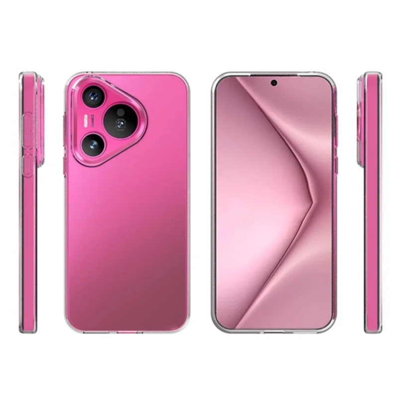 10Pcs / Pack For Huawei Pura 70 Flexible TPU Mobile Phone Cover Inner Watermark-Free Texture Case