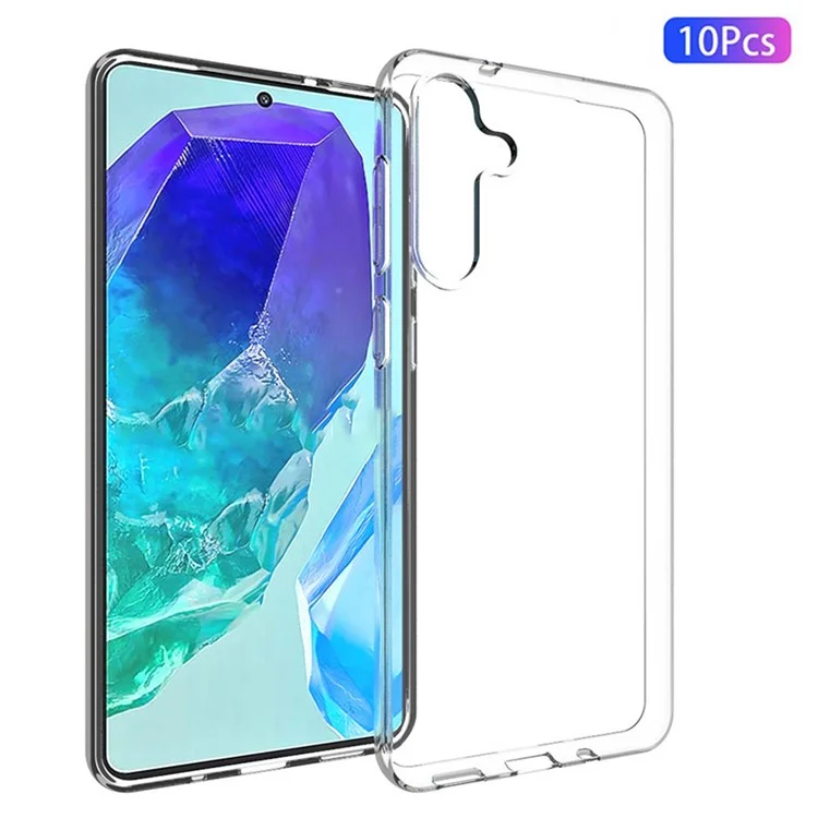 10 unidades / paquete para Samsung Galaxy M55 5G / C55 5G / F55 5G Funda de teléfono móvil Textura sin marca de agua TPU