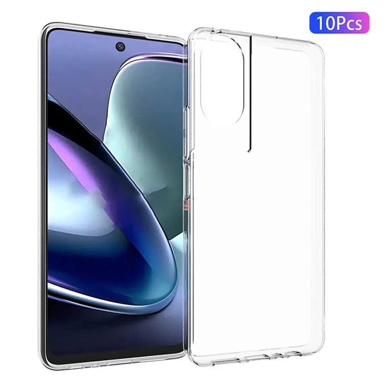 10Pcs / Pack For TCL 50 5G Anti-Scratch TPU Phone Cover Inner Watermark-Free Texture Mobile Phone Case
