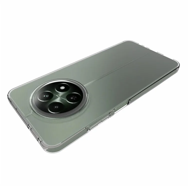 10Pcs  /  Set For Realme 12 5G Case Clear TPU Watermark-Free Shockproof Phone Cover