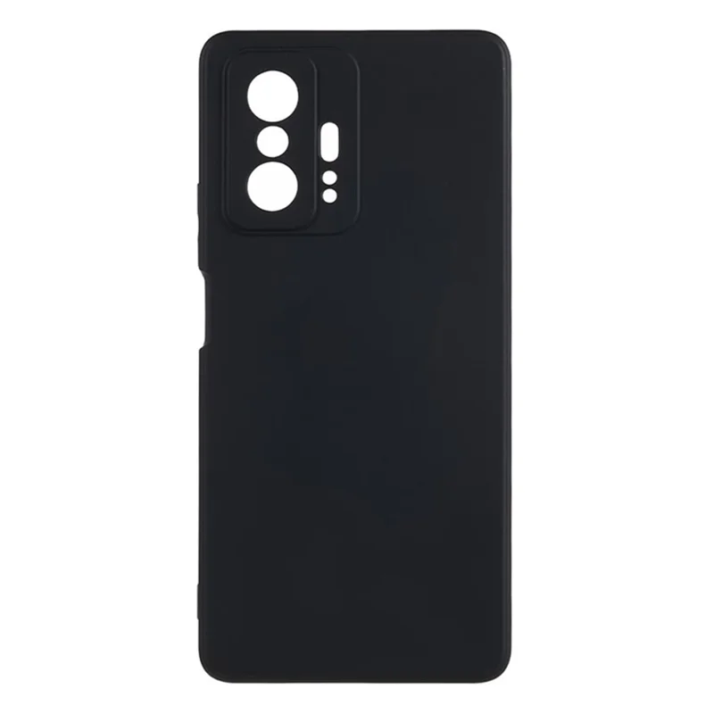 WANLONFENG RB1 Series For Xiaomi 11T 5G / 11T Pro 5G TPU Case with Screen Protector+Lanyard -  Black