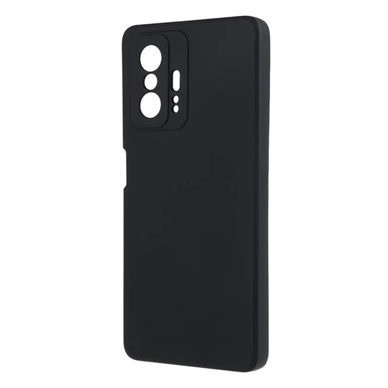 WANLONFENG RB1 Series For Xiaomi 11T 5G / 11T Pro 5G TPU Case with Screen Protector+Lanyard -  Black