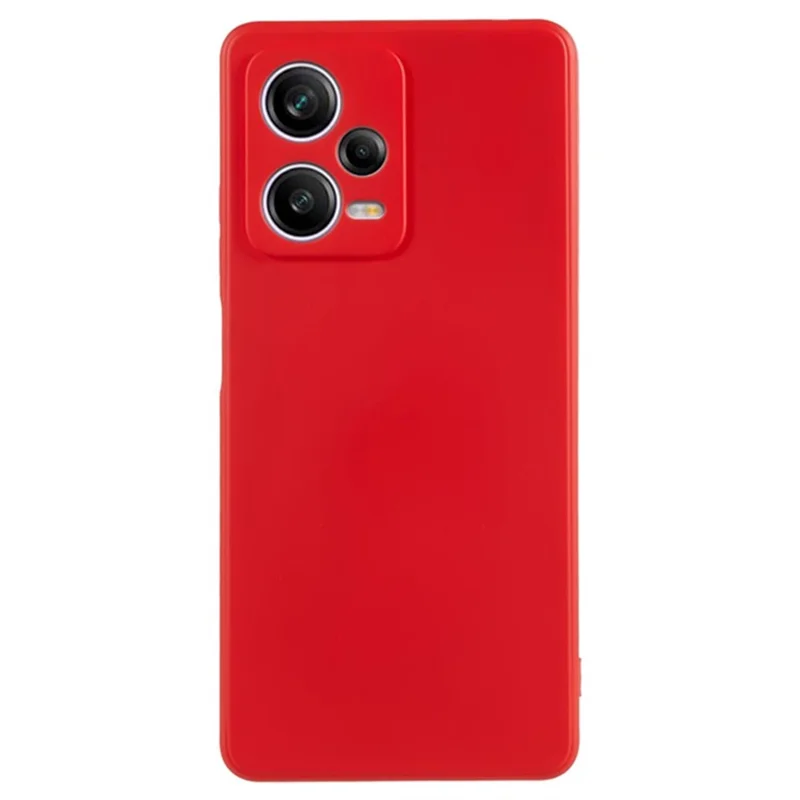 WANLONFENG RB1 Serie für Xiaomi Redmi Note 12 Pro 5G Handyhülle, TPU-Hülle mit Bildschirmschutzfolie - Rot