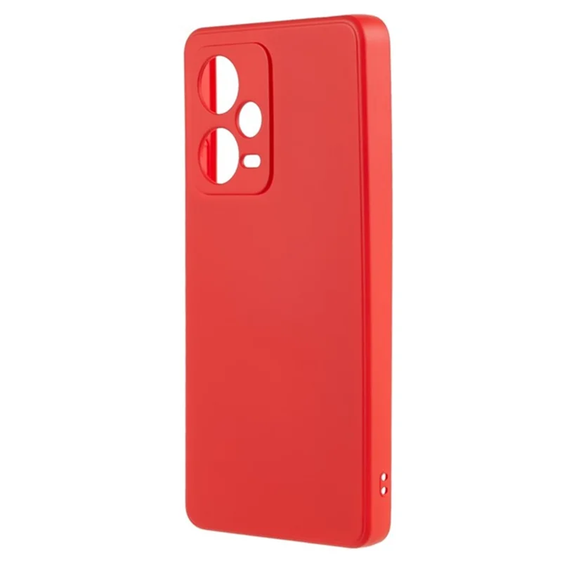WANLONFENG RB1 Serie für Xiaomi Redmi Note 12 Pro 5G Handyhülle, TPU-Hülle mit Bildschirmschutzfolie - Rot
