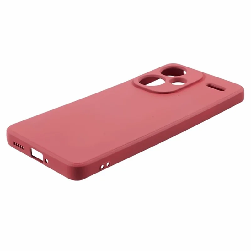 WANLONFENG RB1 Series Para Xiaomi Redmi Note 13 Pro+ 5G Capa Protetora Slim TPU Capa de Telefone - Vermelho Espinheiro