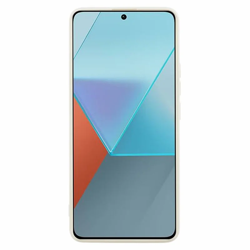WANLONFENG RB1 Series For Xiaomi Redmi Note 13 Pro+ 5G Case Protective Slim TPU Phone Shell - Blanco