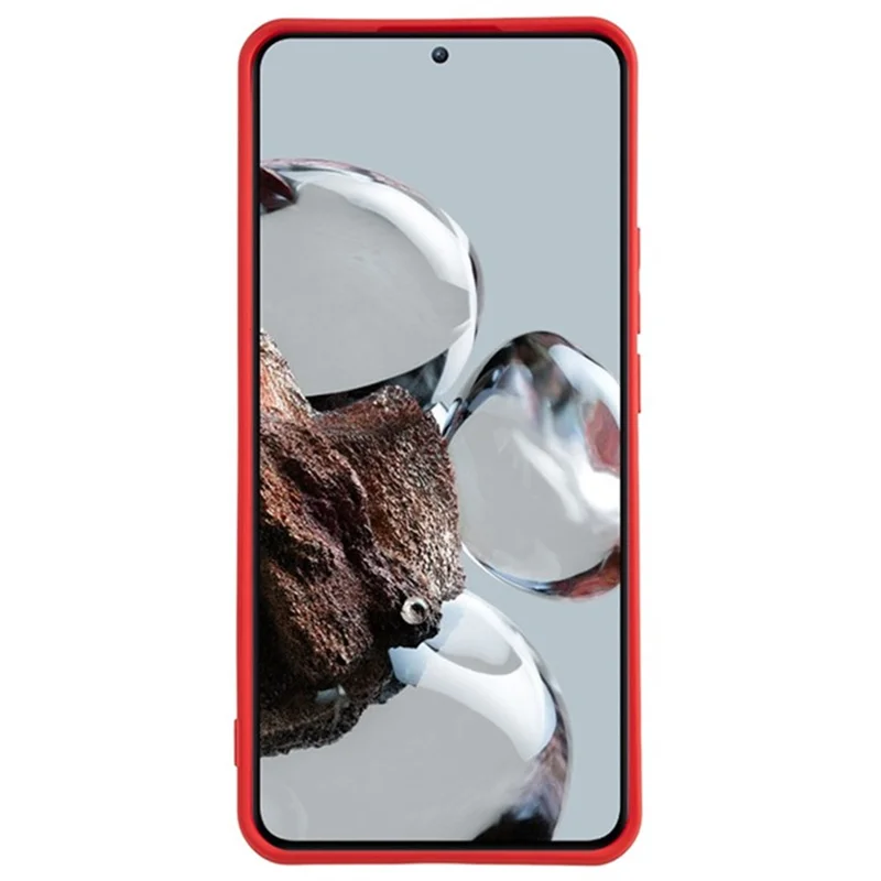 WANLONFENG RB1 Series Para Xiaomi 12T 5G / Redmi K50 Ultra Case TPU Anti-Scratch Phone Cover - Vermelho