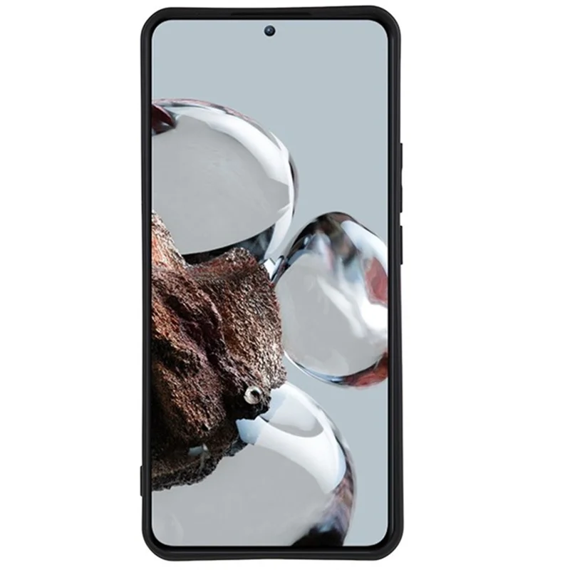 WANLONFENG RB1-Serie für Xiaomi 12T 5G / Redmi K50 Ultra Hülle, TPU-Kratzschutzhandyhülle - Schwarz
