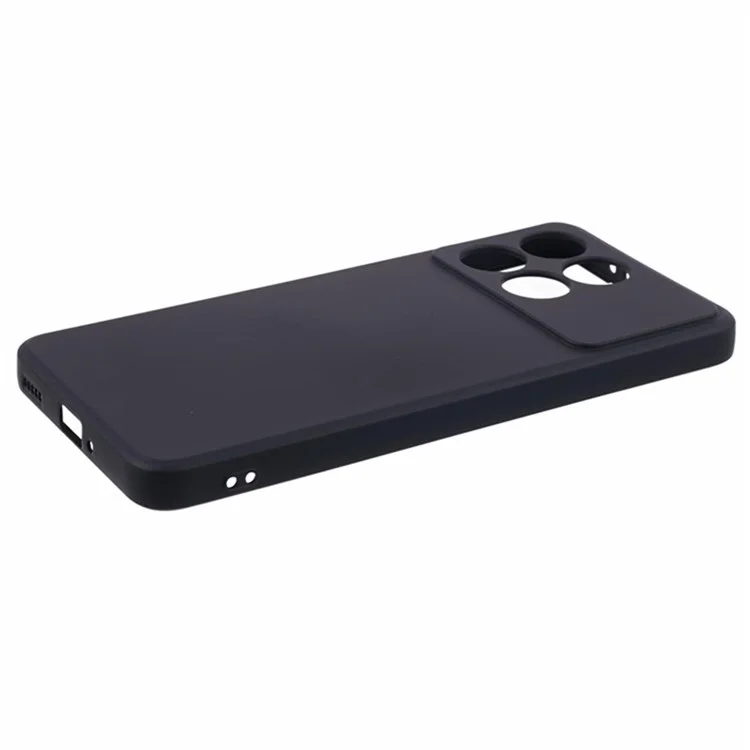 WANLONFENG RB1 Series для Xiaomi Redmi K70 5G / K70 Pro 5G / Poco F6 Pro 5G, чехол из мягкого TPU - черный