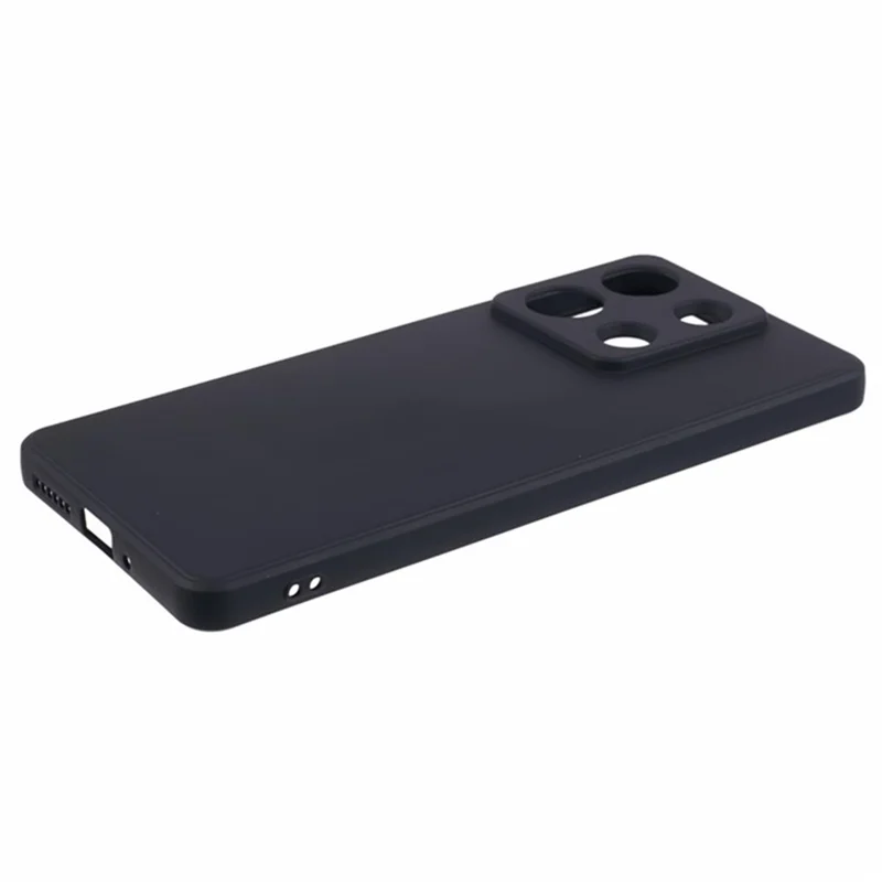 WANLONFENG RB1 Series For Xiaomi Redmi Note 13 5G Case 3 in 1 Protective TPU Phone Cover - Black