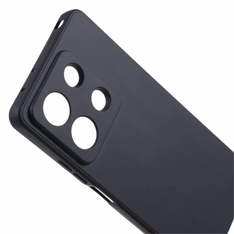 WANLONFENG RB1 Series For Xiaomi Redmi Note 13 5G Case 3 in 1 Protective TPU Phone Cover - Black