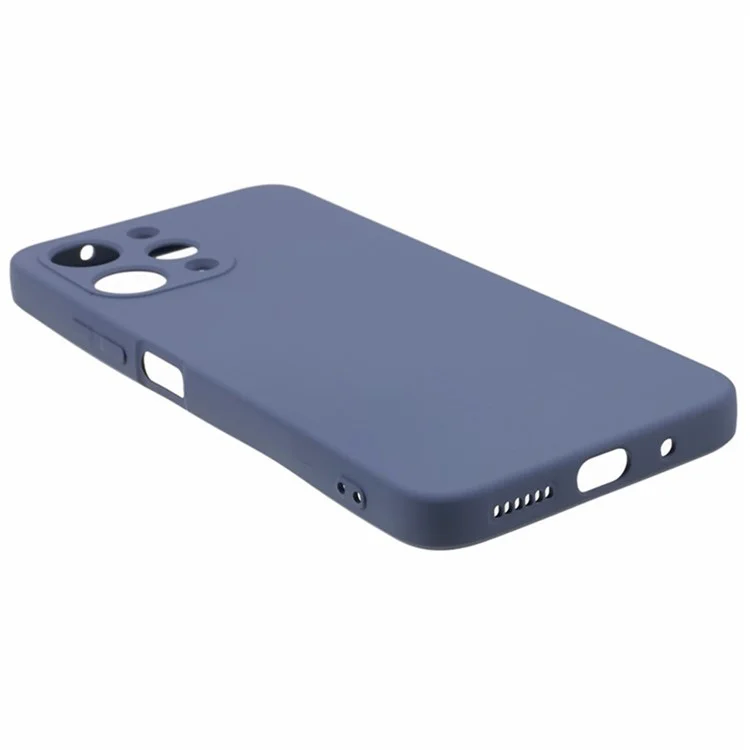 WANLONFENG RB1 Serie für Xiaomi Redmi 12 4G TPU-Handyhülle mit Bildschirmfolie + Schlüsselband - Lavender Grey