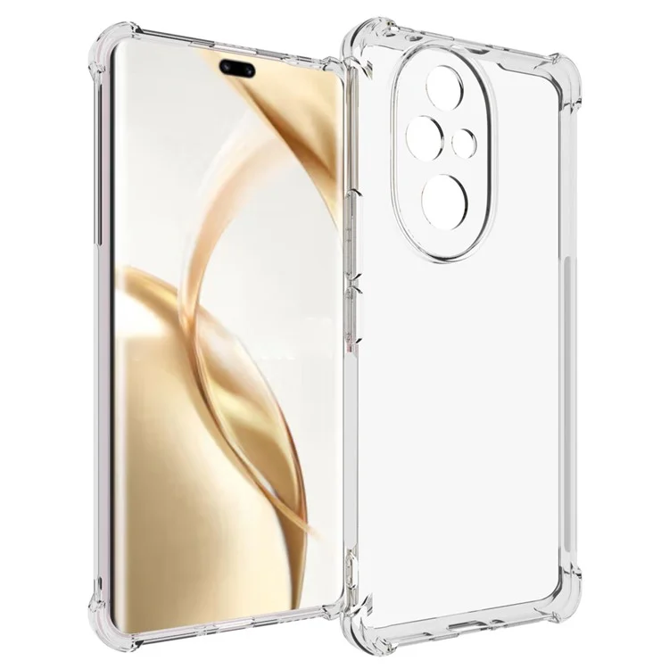 Étui For Honor 200 Pro 5G Antidérapant et Résistant aux Chocs, Housse de Téléphone Souple en TPU Transparent