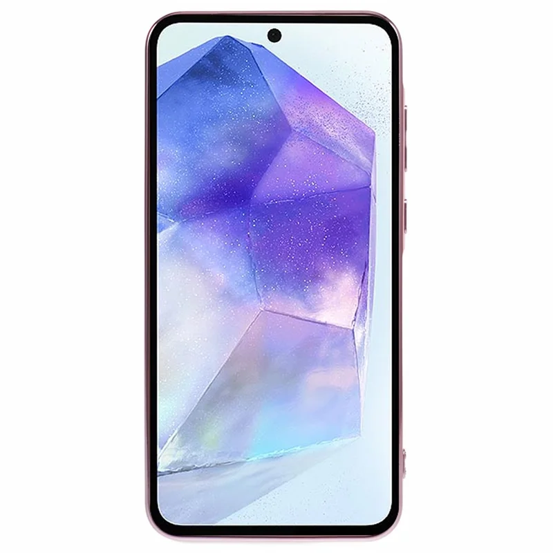 For Samsung Galaxy A25 5G (Global) (161.0 X 76.5 X 8.3mm) Case Heart Pattern TPU Phone Cover - Pink