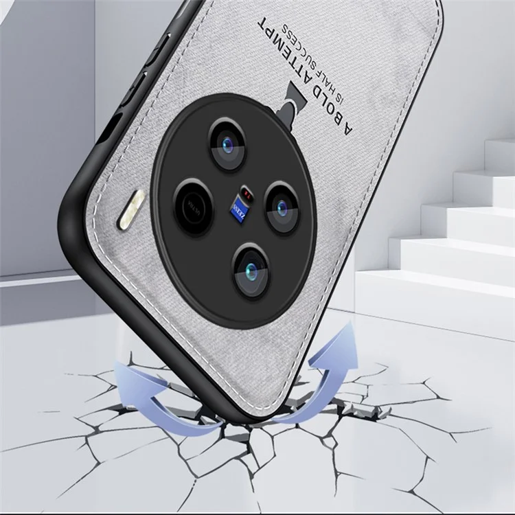 Para vivo X100 Ultra 5G Case Deer Pattern Phone Mobile Basic Back Cover - Preto