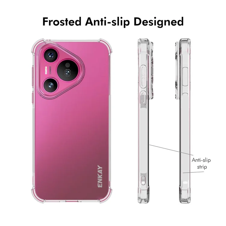ENKAY HAT PRINCE For Huawei Pura 70 Pro / Pura 70 Pro+ TPU Case Drop-Proof Crystal Clear Phone Cover