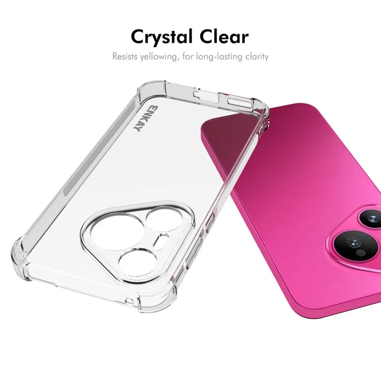ENKAY HAT PRINCE For Huawei Pura 70 Pro / Pura 70 Pro+ TPU Case Drop-Proof Crystal Clear Phone Cover