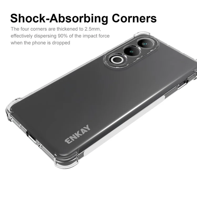 ENKAY HAT PRINCE For OnePlus Ace 3V 5G Clear Case Anti-Slip Edge Drop-Proof TPU Cover