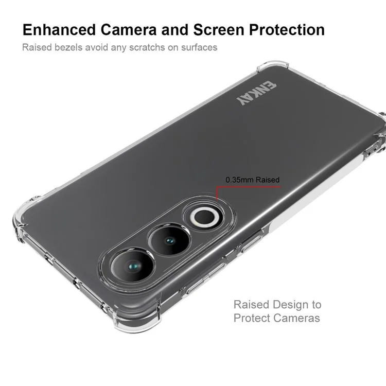 ENKAY HAT PRINCE For OnePlus Ace 3V 5G Clear Case Anti-Slip Edge Drop-Proof TPU Cover