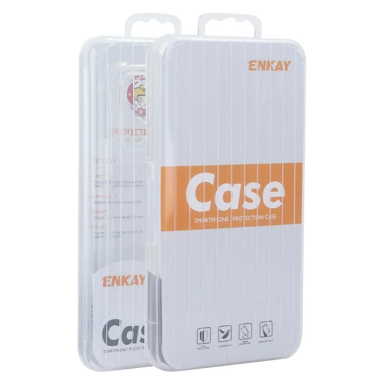 ENKAY HAT PRINCE For Realme 12 5G Case Non-Slip Clear TPU Phone Cover Corners Protection