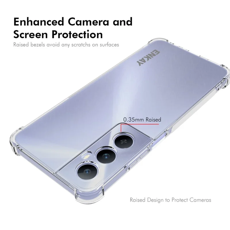 ENKAY HAT PRINCE For Realme C65 4G Case Transparent Drop-Proof TPU Soft Phone Cover