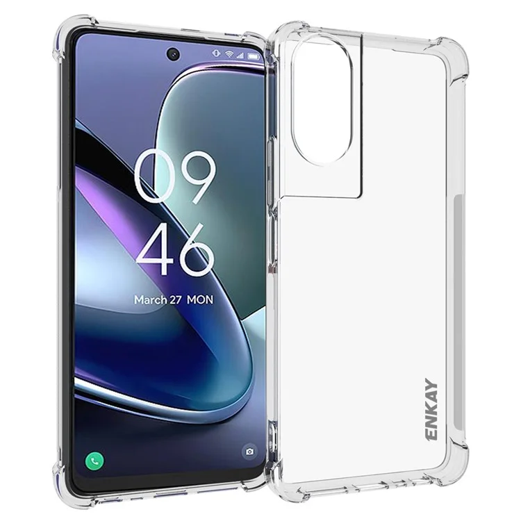 Étui ENKAY HAT PRINCE pour TCL 50 5G Clear TPU Phone Cover Shockproof Corners