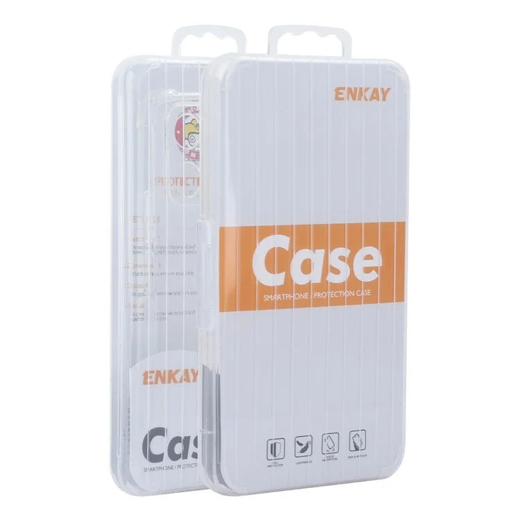 Étui ENKAY HAT PRINCE pour TCL 50 5G Clear TPU Phone Cover Shockproof Corners