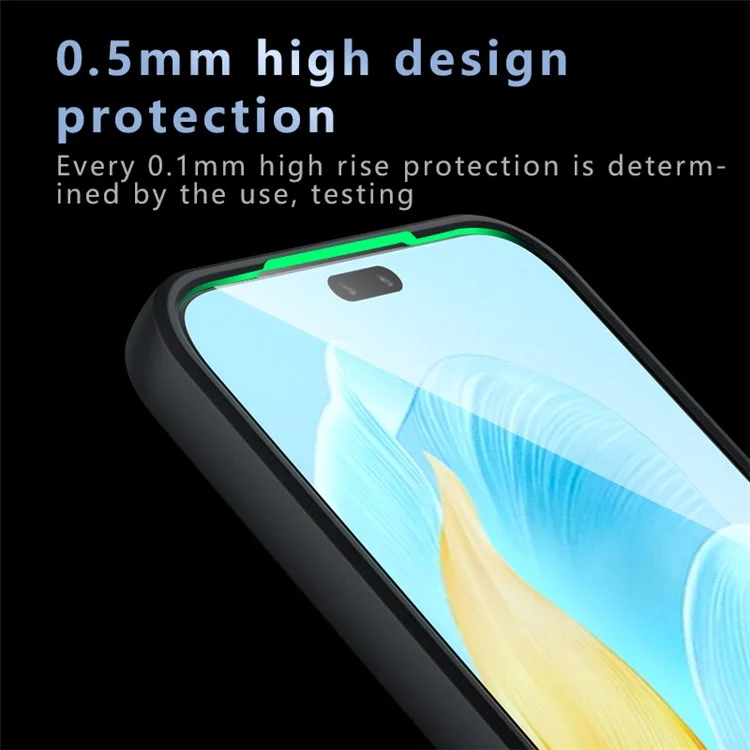 Чехол For Honor 200 Lite Matte Case TPU+PC, кожаный корпус для телефона оптом, прозрачный черный