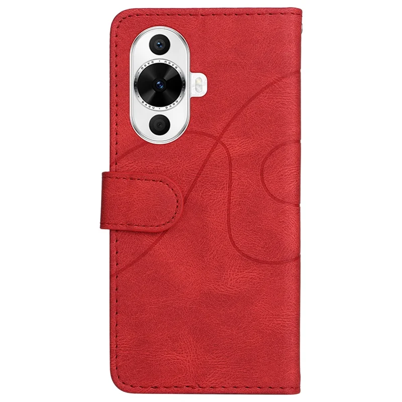 Серия KT Leather-1 для Huawei nova 12s 4G / nova 11 / nova 12 Lite 4G Чехол Двухцветный кожаный телефонный чехол - Красный