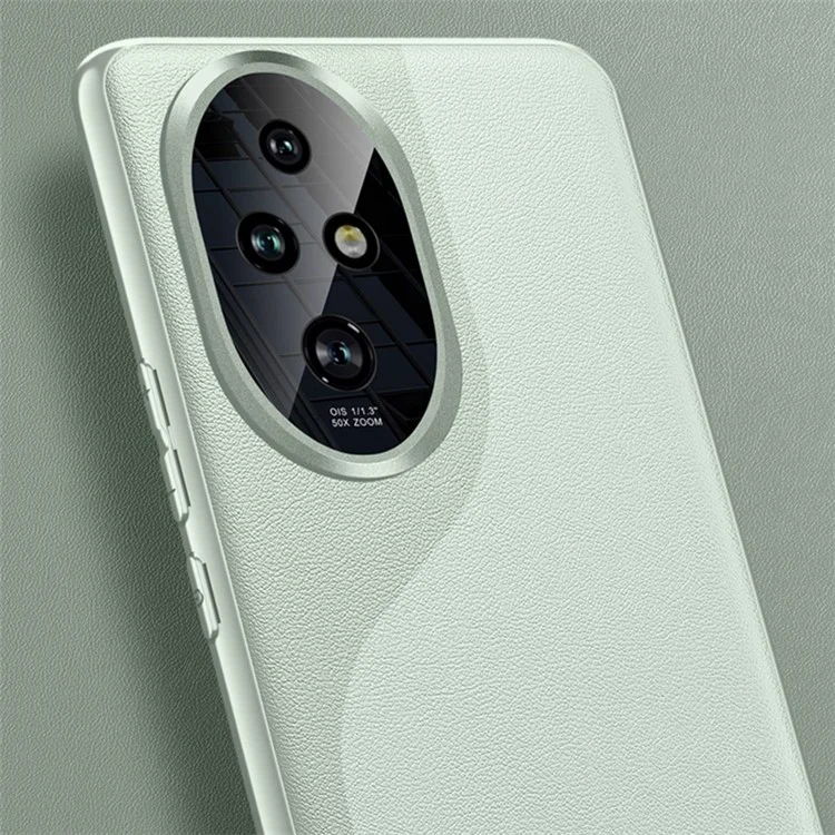 For Honor 200 Pro 5G Case Slim PU Leather Phone Back Cover (2nd Gen) - Cyan