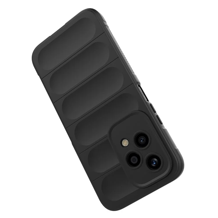 Для Honor 200 Lite Case TPU Rugged Shockproof Phone Cover - Black