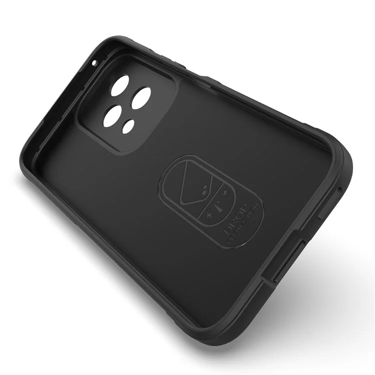 Для Honor 200 Lite Case TPU Rugged Shockproof Phone Cover - Black