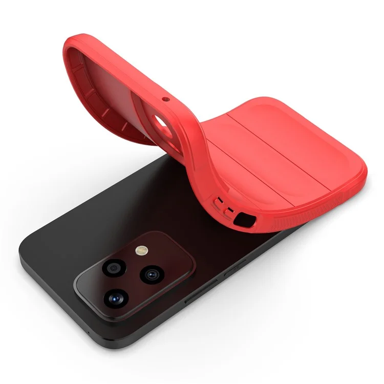 For Honor 200 Lite Case TPU Rugged Shockproof Phone Cover - Red