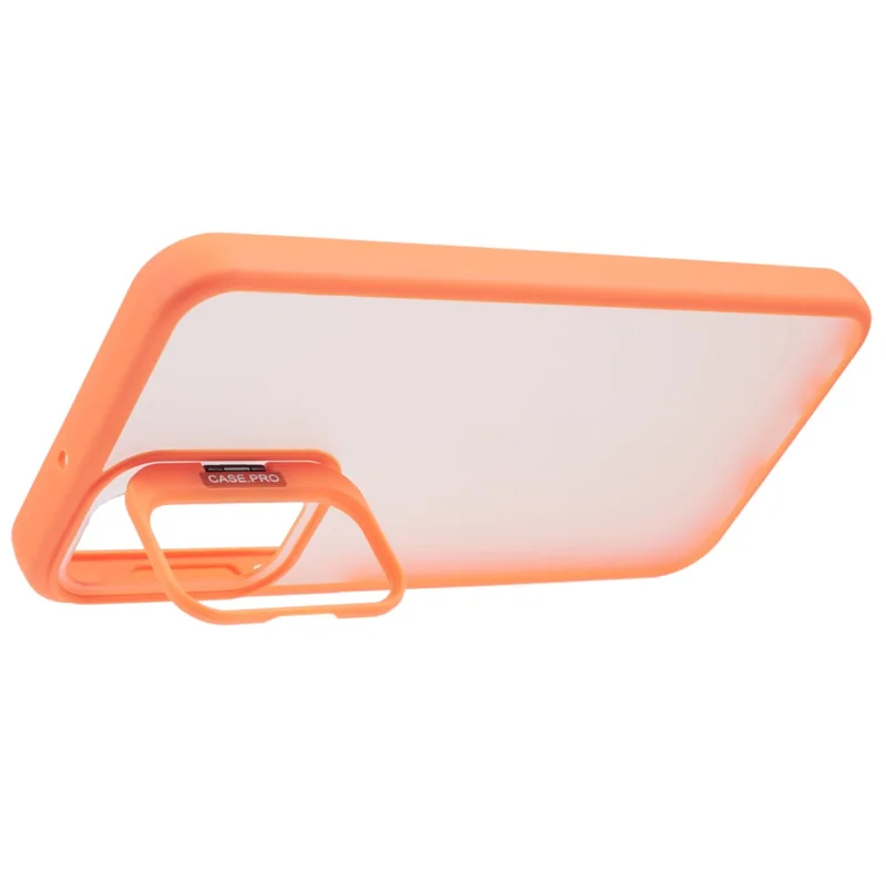NKS Series For Samsung Galaxy A14 5G / A14 4G Case Anti-Scratch TPU+PC Phone Cover with Kickstand - Orange