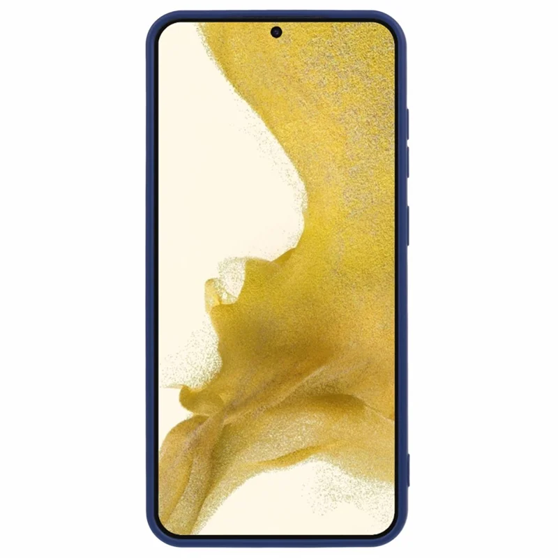 NKS Series For Samsung Galaxy S22+ 5G Case with Lens Frame Kickstand TPU+PC Phone Cover - Sapphire