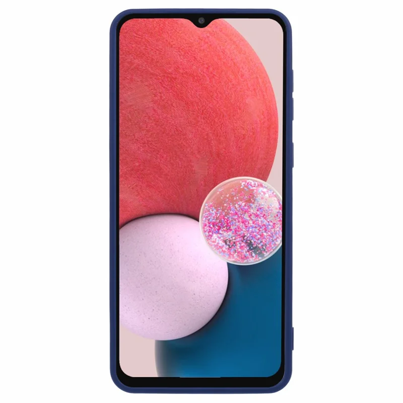 Série NKS para Samsung Galaxy A13 4G / 5G Capa Skin-Friendly Touch TPU+PC Capa do telefone com suporte - Safira