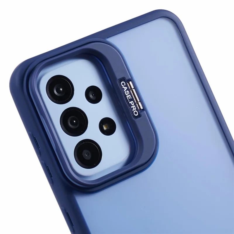 Série NKS para Samsung Galaxy A13 4G / 5G Capa Skin-Friendly Touch TPU+PC Capa do telefone com suporte - Safira