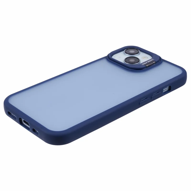 NKS Series For iPhone 15 Plus Case Anti-Drop TPU+PC Kickstand Phone Cover - Sapphire