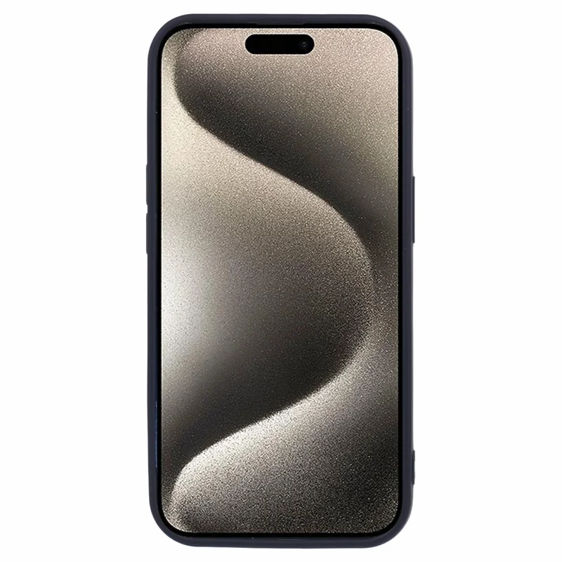 NKS Series For iPhone 15 Plus Case Anti-Drop TPU+PC Kickstand Phone Cover - Black