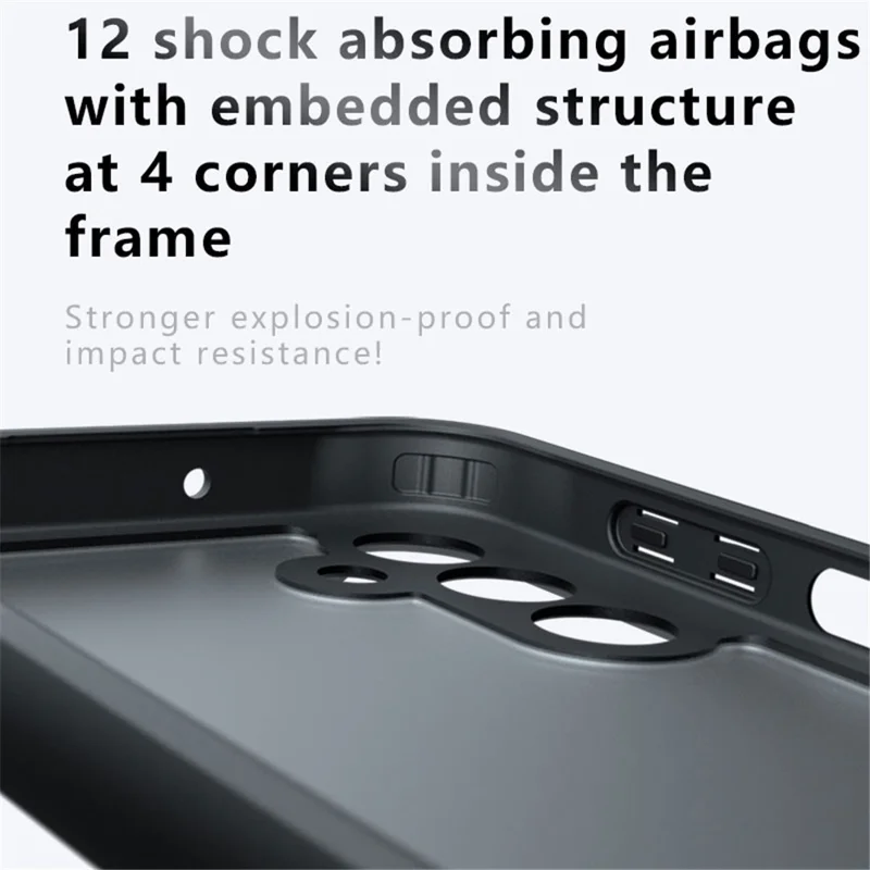 For Samsung Galaxy F15 5G Case Anti-drop TPU+PC Clear Phone Cover