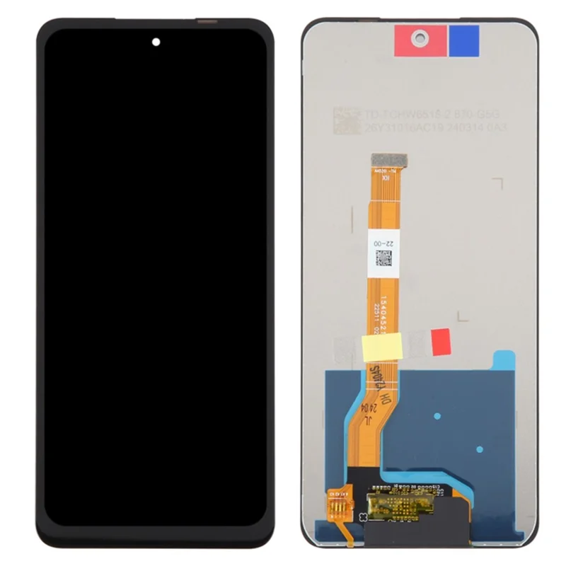 Reservdel för LCD-skärm och digitizerförsamling i klass B till Oppo A79 5G / A2 5G (utan logotyp)
